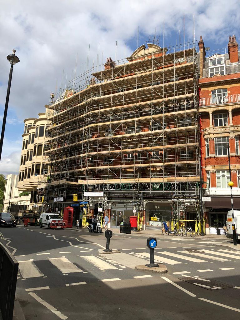 London Scaffold Hire Buckingham Gate 1